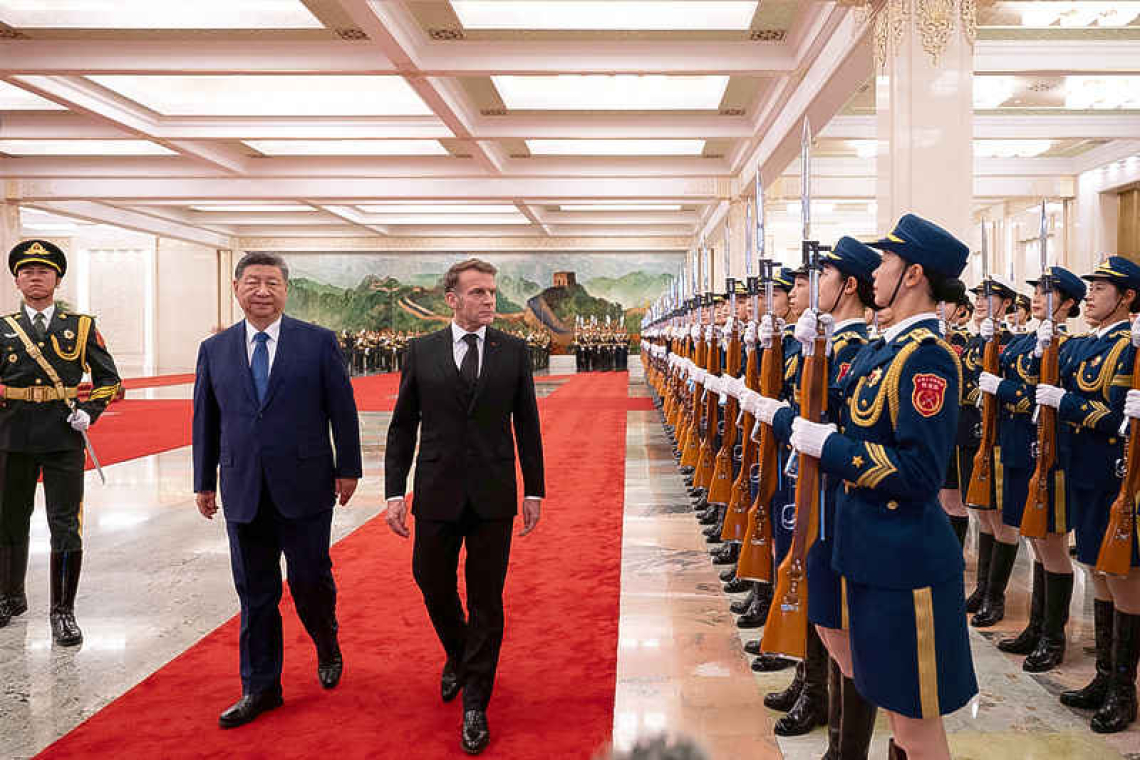 Macron urges Xi to help correct 'unsustainable' global trade imbalances